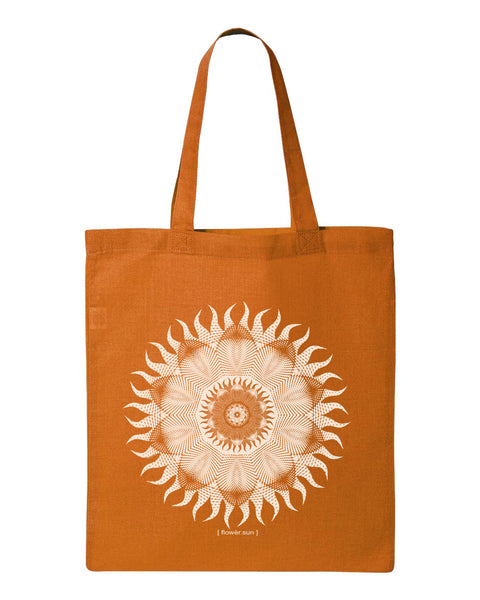 "Flower Sun" Tote canvas bag