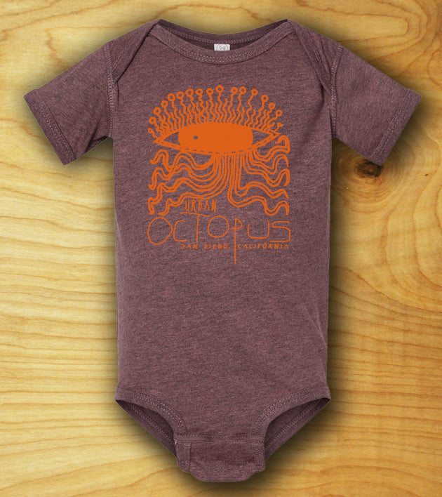 "Urban Octopus" baby onesie-NEW