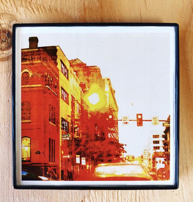 "CITY" 4x4 Print Framed