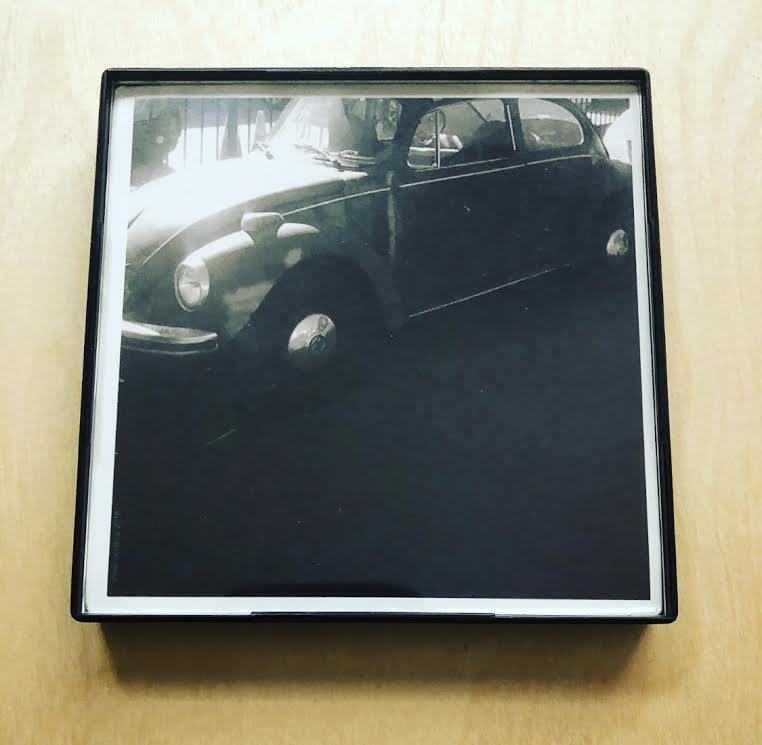 "Old Vintage Bug" 4x4 Print Framed