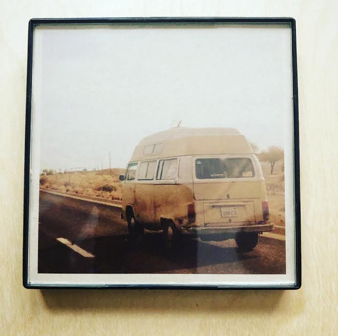 "High Top Bus" 4x4 Print Framed