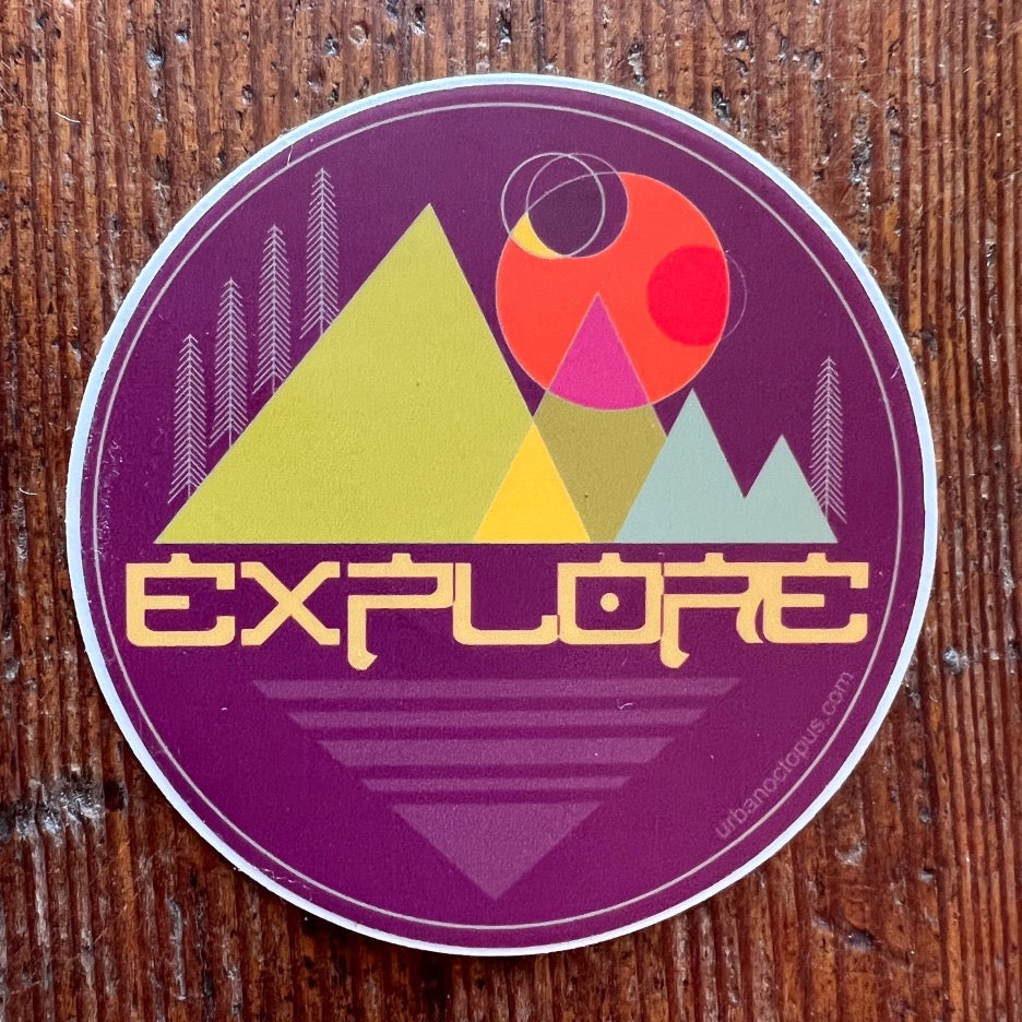 Explore Sticker