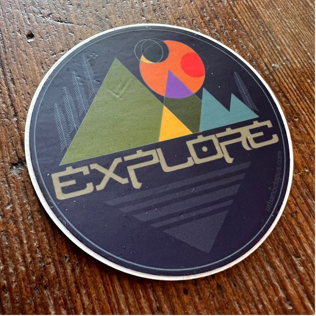 Explore Sticker