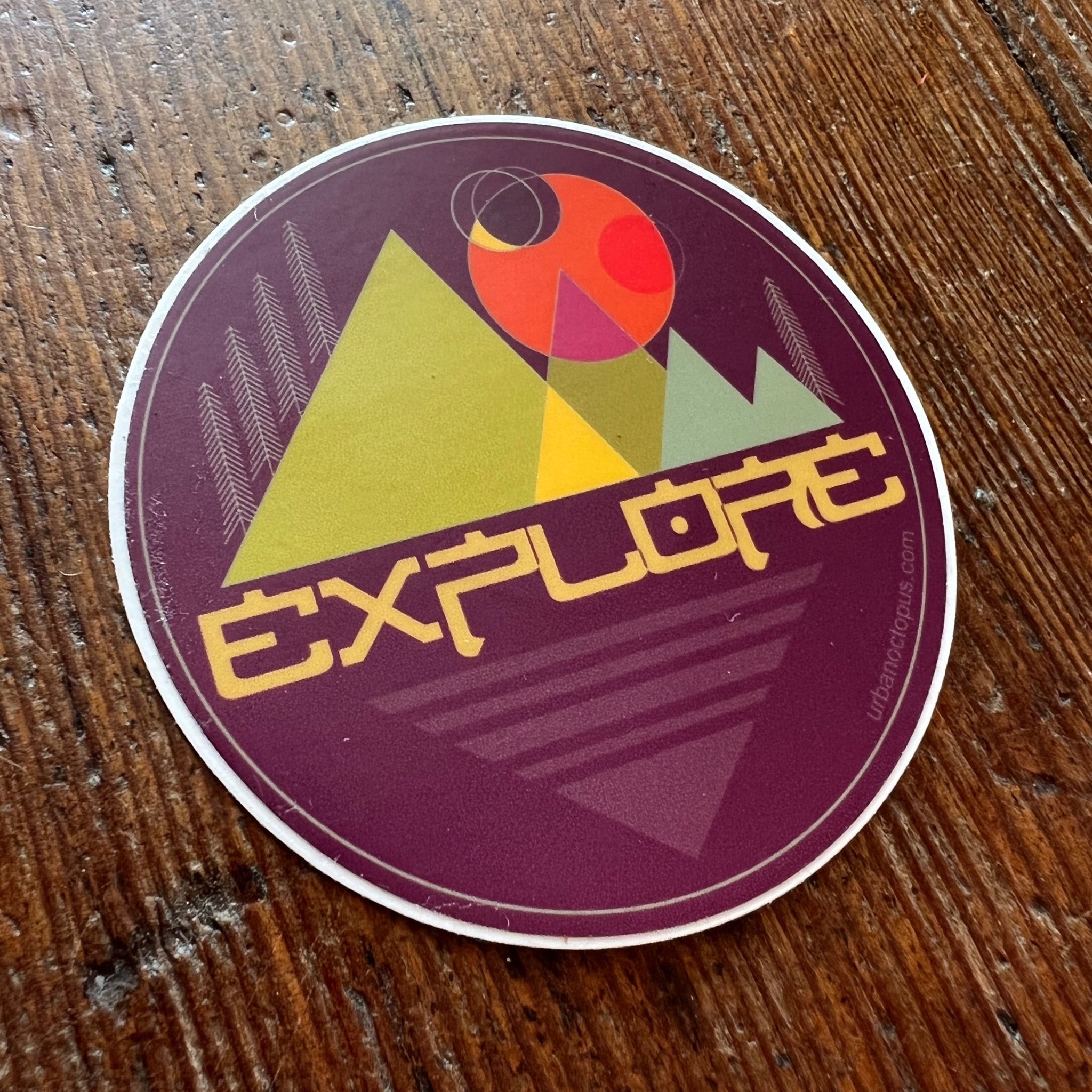 Explore Sticker