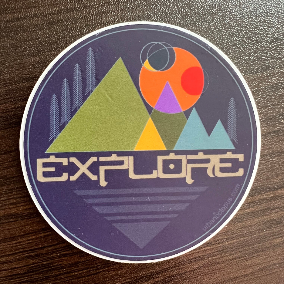 Explore Sticker