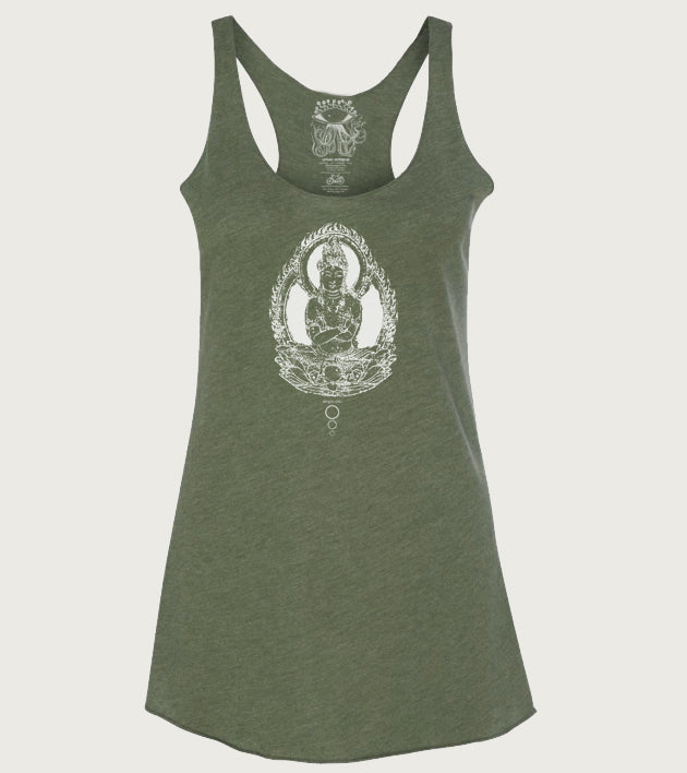 "Simple Soul" Ladies Tri-Blend Racerback Tank
