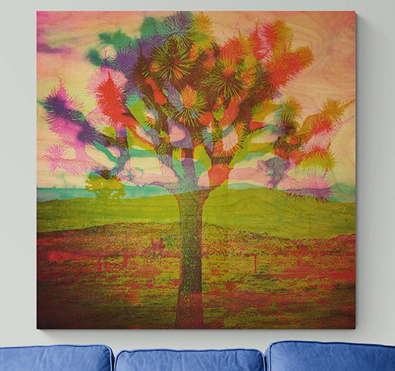 "TREE LOVE" 48X48 WOOD PRINT (New Item!)