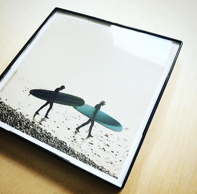 "Surfers" 4x4 Print Framed