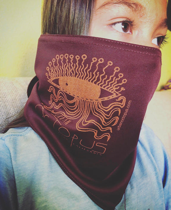 "Urban Octopus" { Bandana ART / face mask }