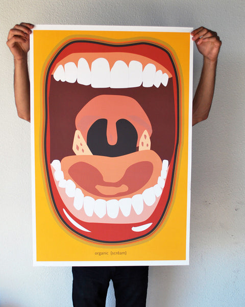 "Organic Scream" 24x36 Giant Poster (New Item!)