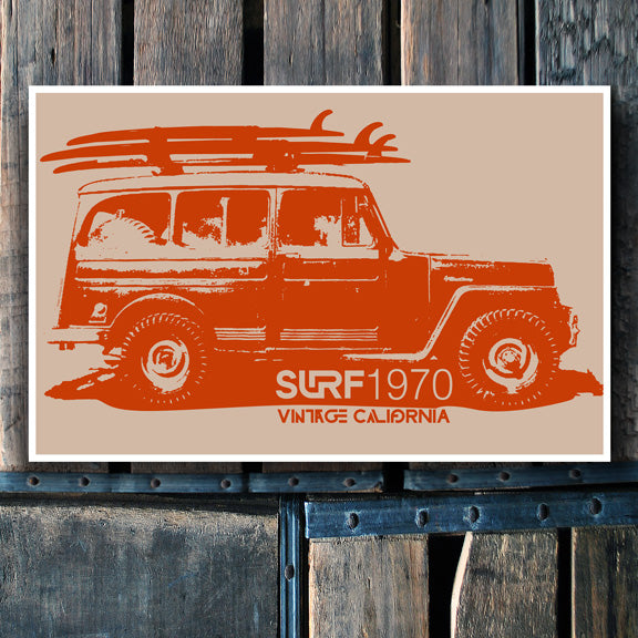 "SURF1970" NEW DESiGN 11x17 Poster