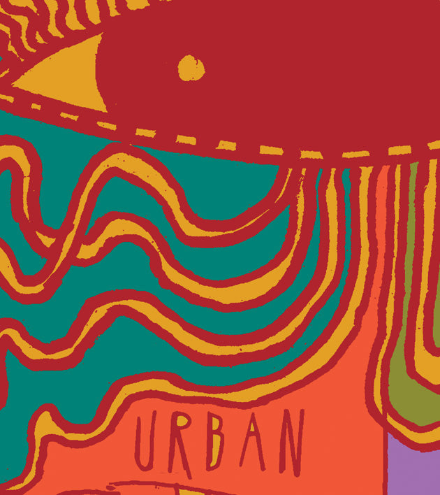 "Urban Octopus" NEW DESIGN 11x17 Poster