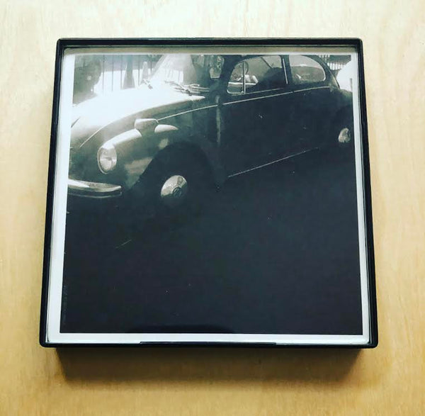 "Old Vintage Bug" 4x4 Print Framed