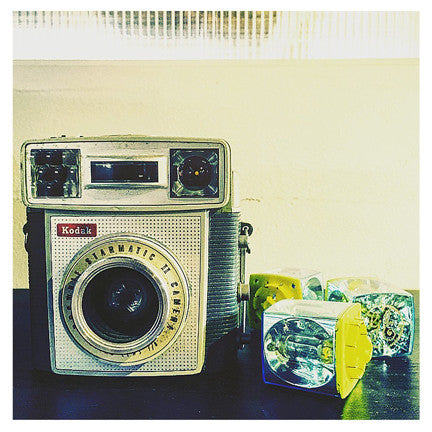 "Vintage Kodak" 4x4 Print
