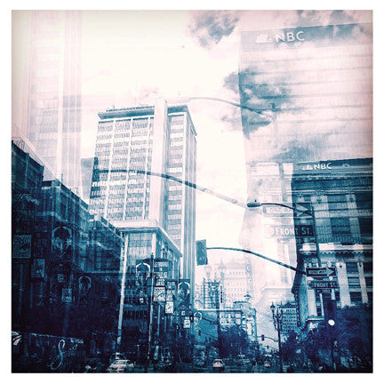 "City-Blur" 4x4 Print