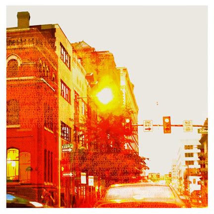 "CITY" 4x4 Print