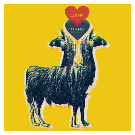 "Llama LOVE" 4x4 Print