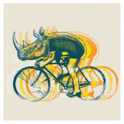 "Rhino Bike" 4x4 Print