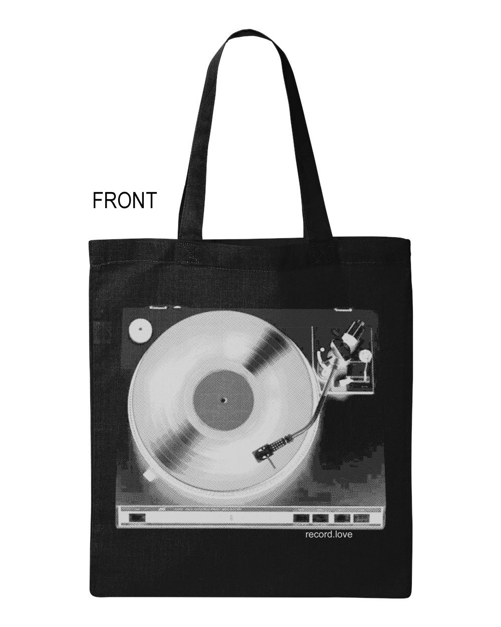 "Record LOVE" Tote canvas bag