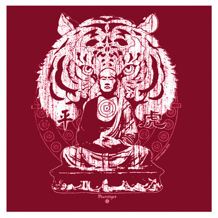 "Buddha Tiger" 4x4 Print