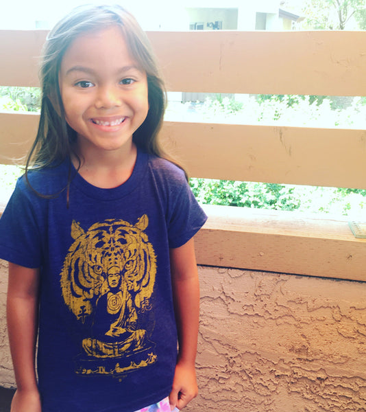 "Buddha Tiger" Kids super soft-Blend Tee