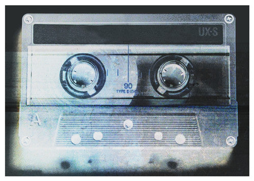 "Vintage Cassette v1" 5x7 Print