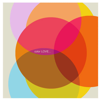 "Color LOVE" 4x4 Print