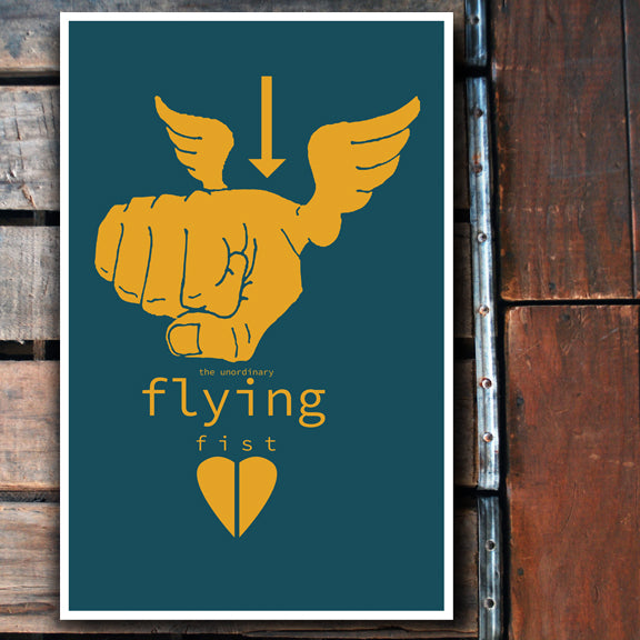 "Flying Fist" 11x17 Poster