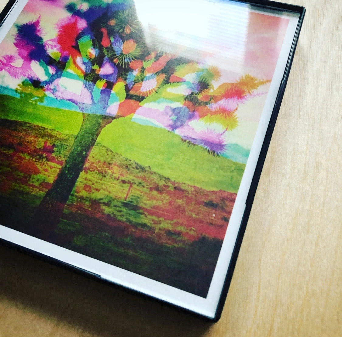 "Tree Love Color” 4x4 Print Framed