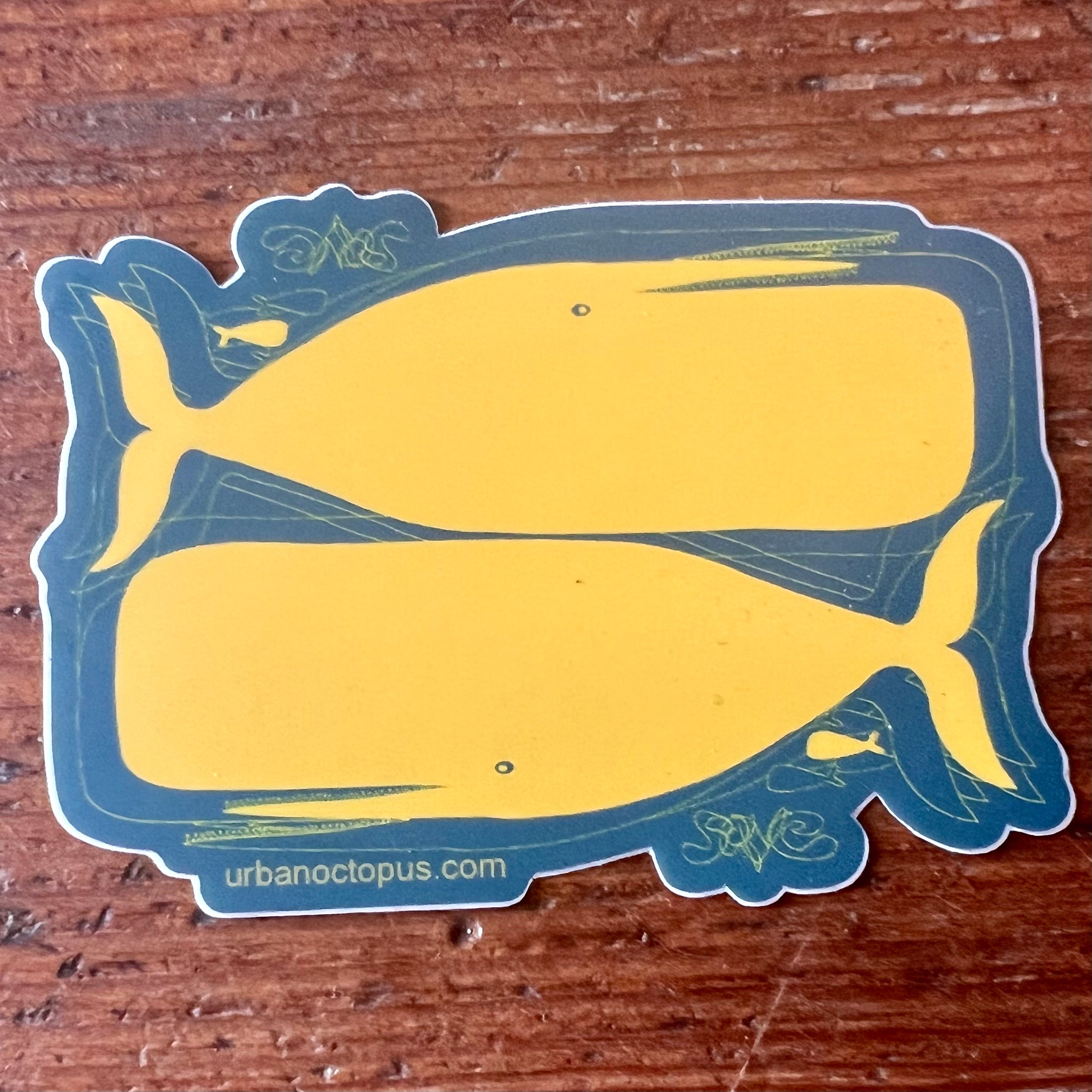 Karma Save Whales Sticker