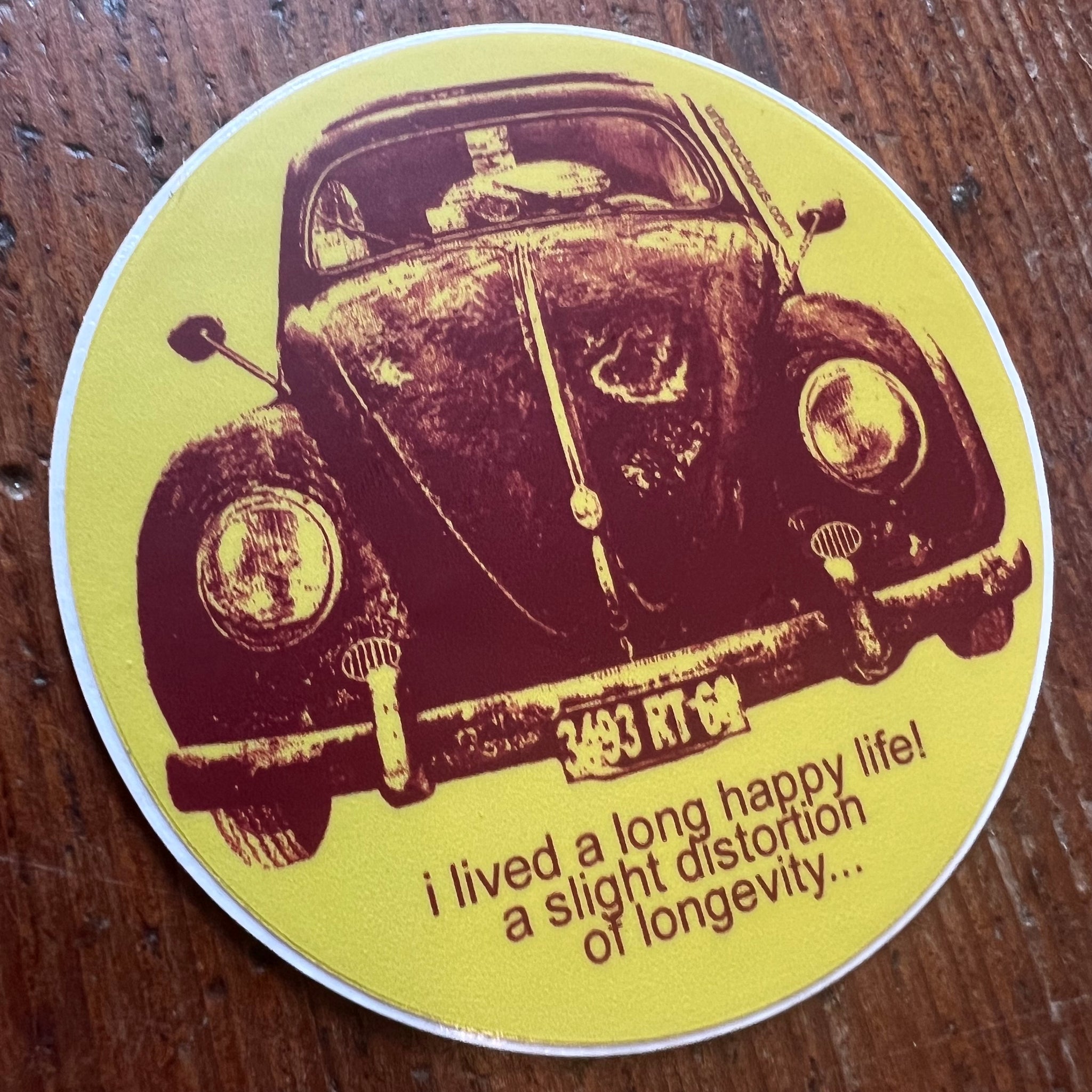 Longevity VW Bug Sticker