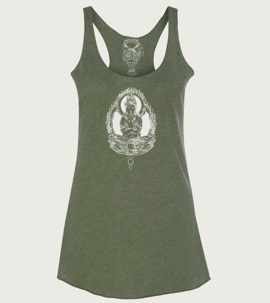 "Simple Soul" Ladies Tri-Blend Racerback Tank