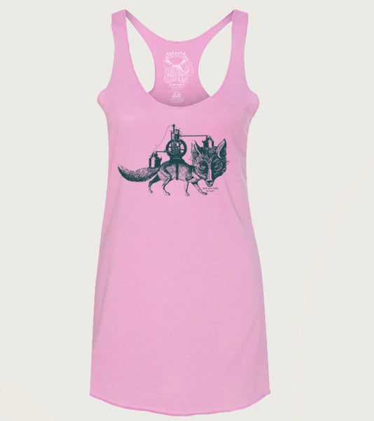 "The Fox" Ladies Tri-Blend Racerback Tank