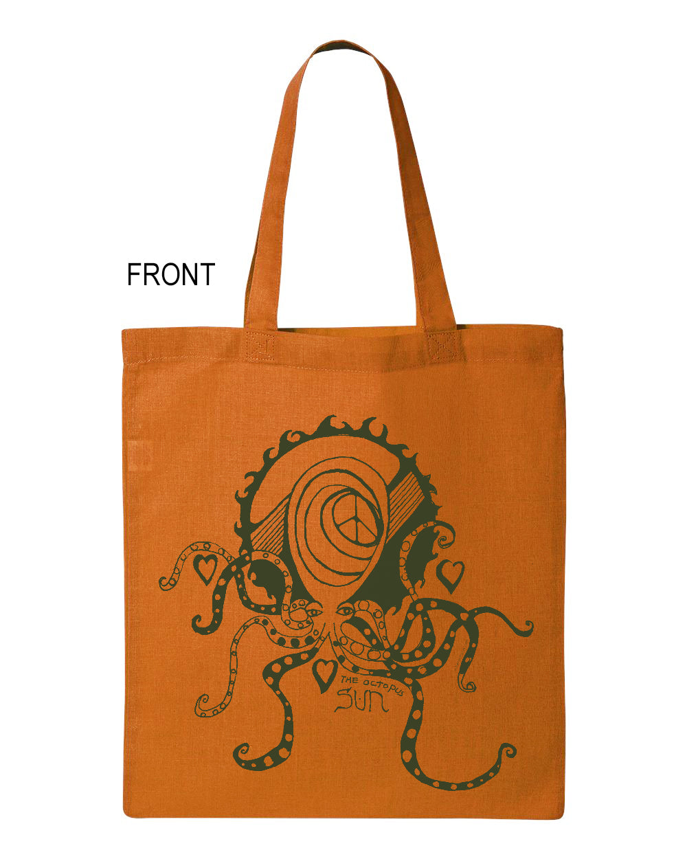 "The Octopus Sun" Tote canvas bag