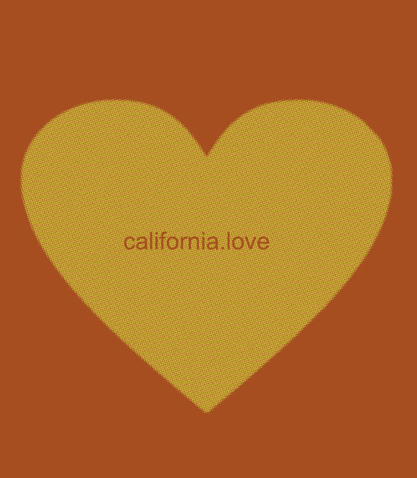 "California LOVE" { Bandana ART / face mask }