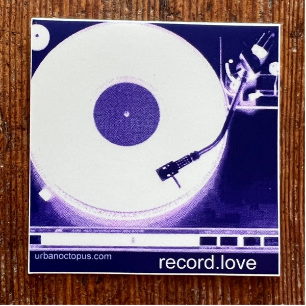 Record. Love Sticker