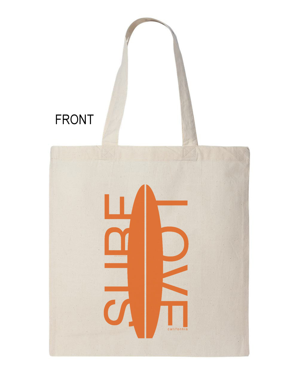 "SURF LOVE" Tote canvas bag
