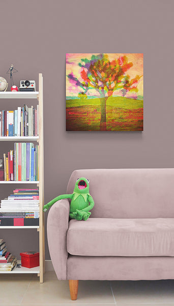 "TREE LOVE" 48X48 WOOD PRINT (New Item!)