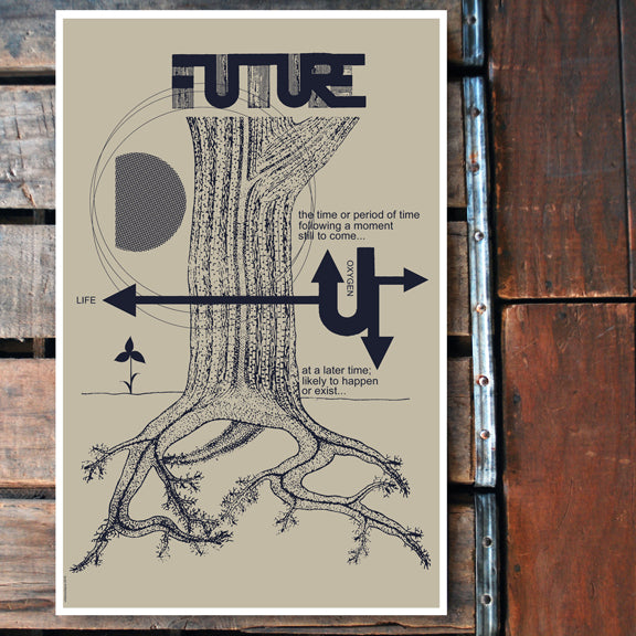 "Future" tan 11x17 Poster