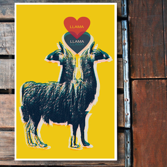 "Llama Love" 11x17 Poster