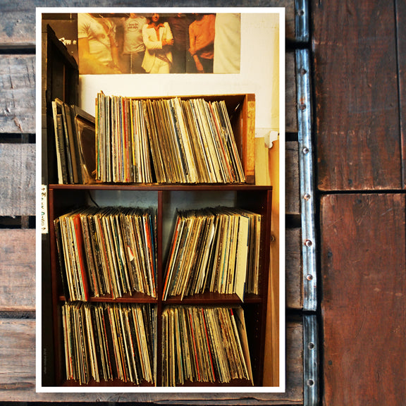 "Record Store" negative 11x17 Poster