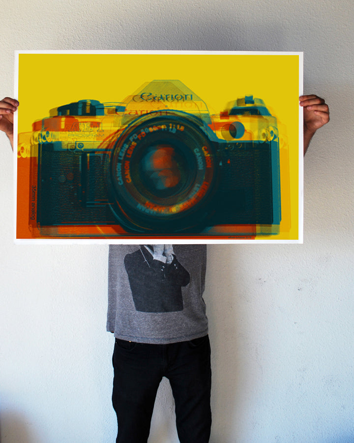 "35mm Analog Camera" 24x36 Giant Poster (New Item!)