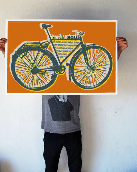 "Bicycle Soul" 24x36 Giant Poster (New Item!)