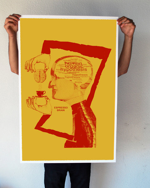 "Espresso Brain" 24x36 Giant Poster (New Item!)