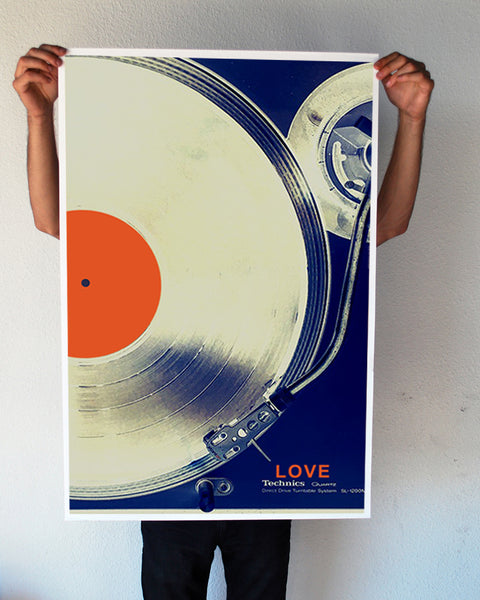 "Record Love" 24x36 Giant Poster (New Item!)
