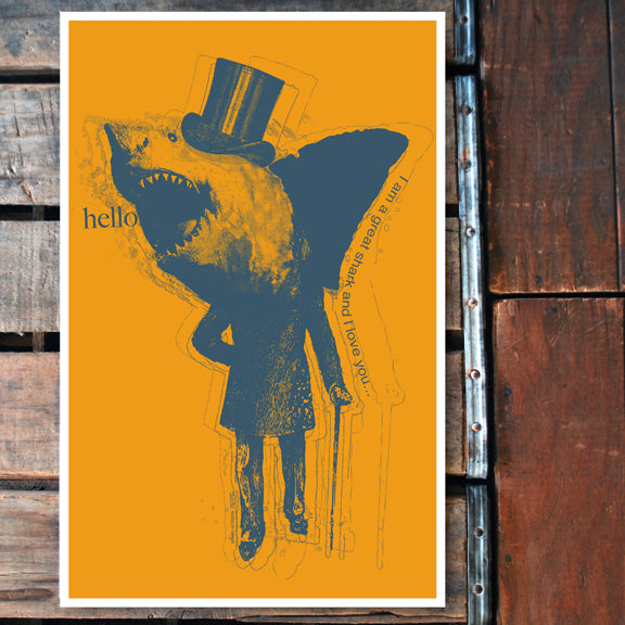 "Love Shark" 11x17 Poster