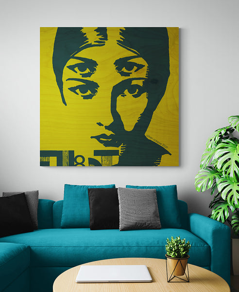 "VISION" 48X48 WOOD PRINT (New Item!)